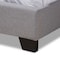 Baxton Studio Alesha Modern Grey Upholstered Full Size Bed 149-8929 - alternate 4